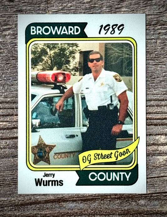 J Wurms Rookie card (Sticker)