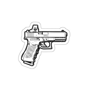 Die-Cut Pistol Sticker