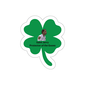 Saint Jerry Shamrock Die-Cut Sticker