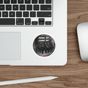 Moons Out Goons Out Die-Cut Sticker