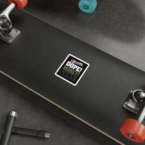 Die-Cut Sticker — "Copville" DOPE! MONEY! GUNS! Bold Urban Graphic