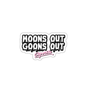 Moons Out Goons Out Die-Cut Sticker