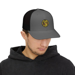 'No Mercy'  Embroidered Snapback Trucker Cap