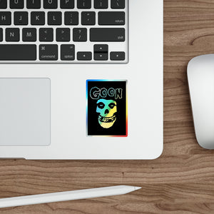 Skull Holographic Die-Cut Sticker