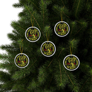 Find Guns Find Drugs No Mercy Ornament