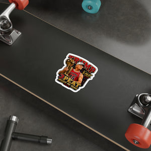 Trump 3-Peat Missed Me Again Die-Cut Sticker