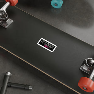 Die-Cut Sticker — “Anti Admin Pro Pursuit” Retro Script Laptop Decal