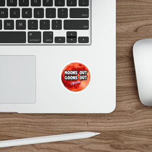 Moons Out Goons Out Die-Cut Sticker