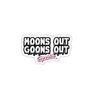 Moons Out Goons Out Die-Cut Sticker