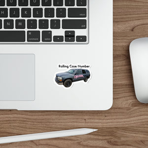 Die-Cut Stickers  Rolling Case Number Tahoe