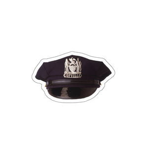 Patrol Cap Die-Cut Stickers