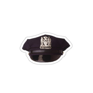 Patrol Cap Die-Cut Stickers