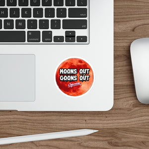 Moons Out Goons Out Die-Cut Sticker