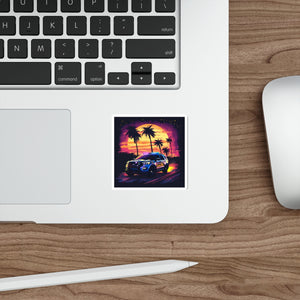 Patrol summer nights Die-Cut Stickers