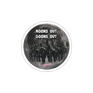 Moons Out Goons Out Die-Cut Sticker