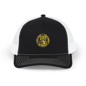 'No Mercy'  Embroidered Snapback Trucker Cap