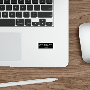 PIT! PIT! PIT! Die-Cut Sticker — Retro Copville Laptop Decal