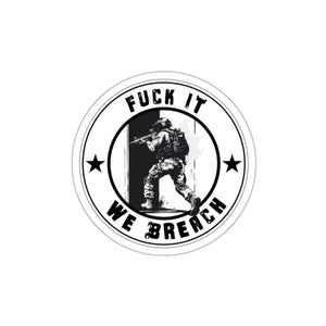 We Breach Die-Cut Stickers