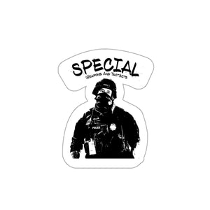 SpeCiAL  Weapons and Tactics Die-Cut Sticker