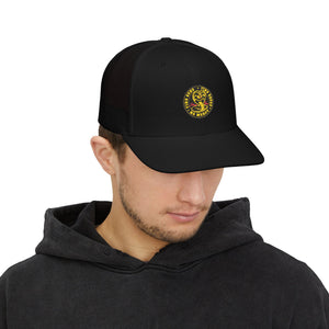 'No Mercy'  Embroidered Snapback Trucker Cap