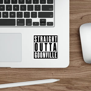 Straight Outta Goonville Die-Cut Sticker