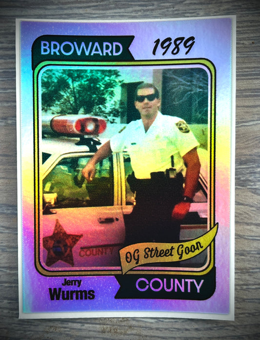 Hologram J Wurms Rookie card (Sticker)