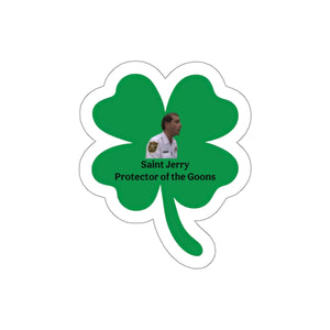 Saint Jerry Shamrock Die-Cut Sticker