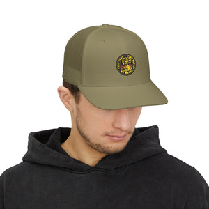 'No Mercy'  Embroidered Snapback Trucker Cap