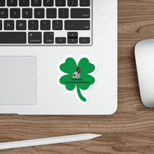 Saint Jerry Shamrock Die-Cut Sticker