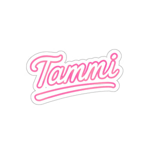 Tammi Script Name Die-Cut Sticker