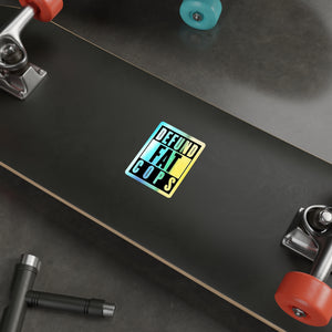 Defund Fat Cops Holographic Die-Cut Sticker