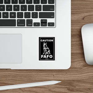 FAFO the K9 Die-Cut Stickers