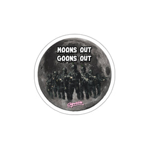 Moons Out Goons Out Die-Cut Sticker