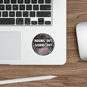 Moons Out Goons Out Die-Cut Sticker