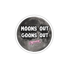 Moons Out Goons Out Die-Cut Sticker